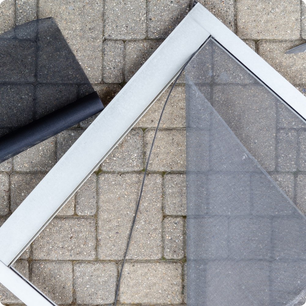 Mesh grill door repair/replacement