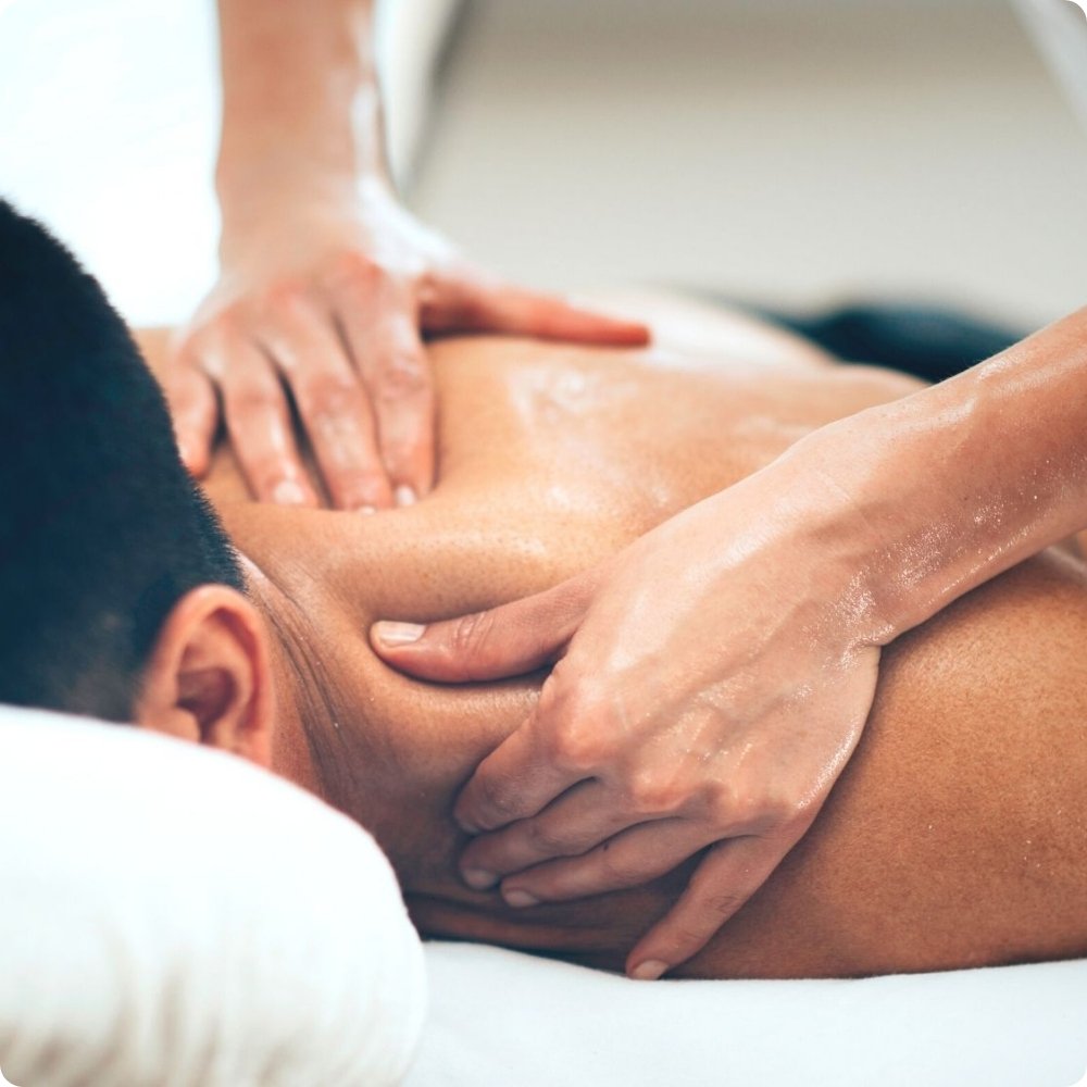 Back pain relief massage